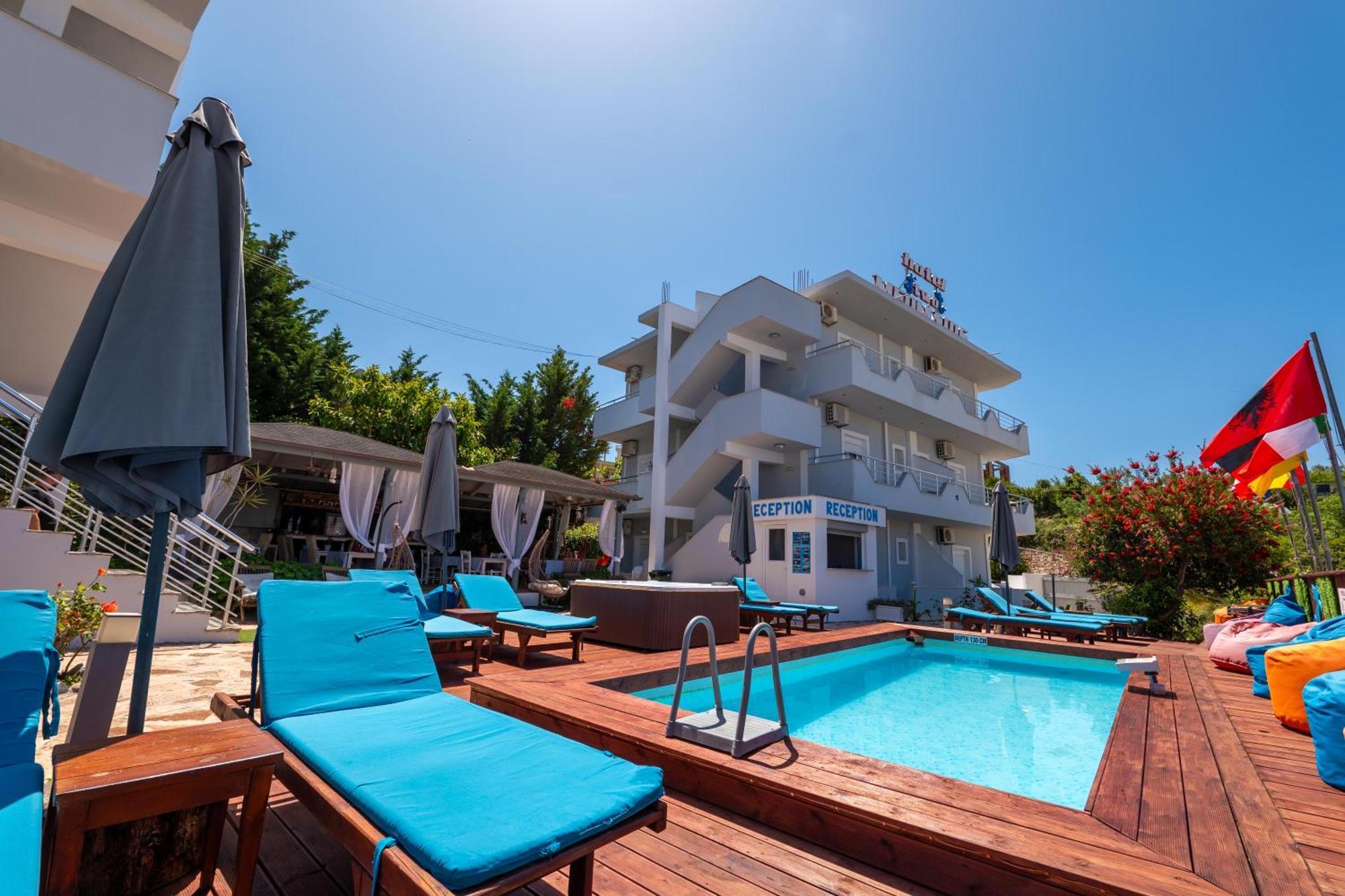 Hotel Two Mermaids Ksamil Esterno foto